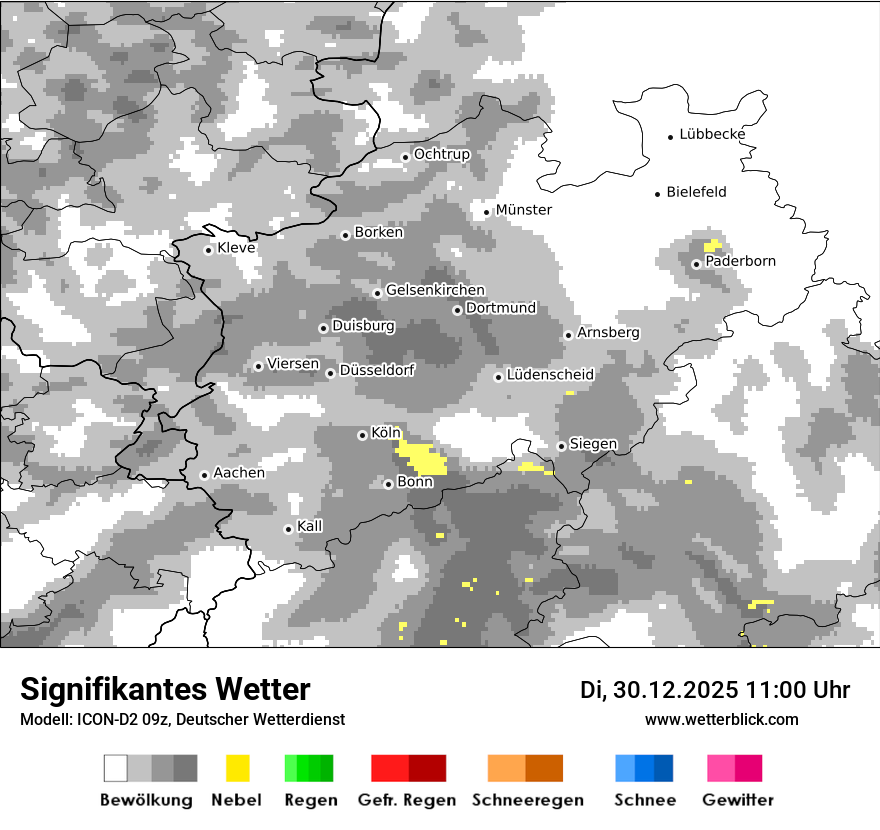 Modellkarten Signifikantes Wetter