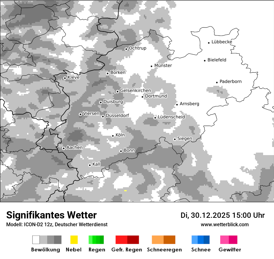 Modellkarten Signifikantes Wetter