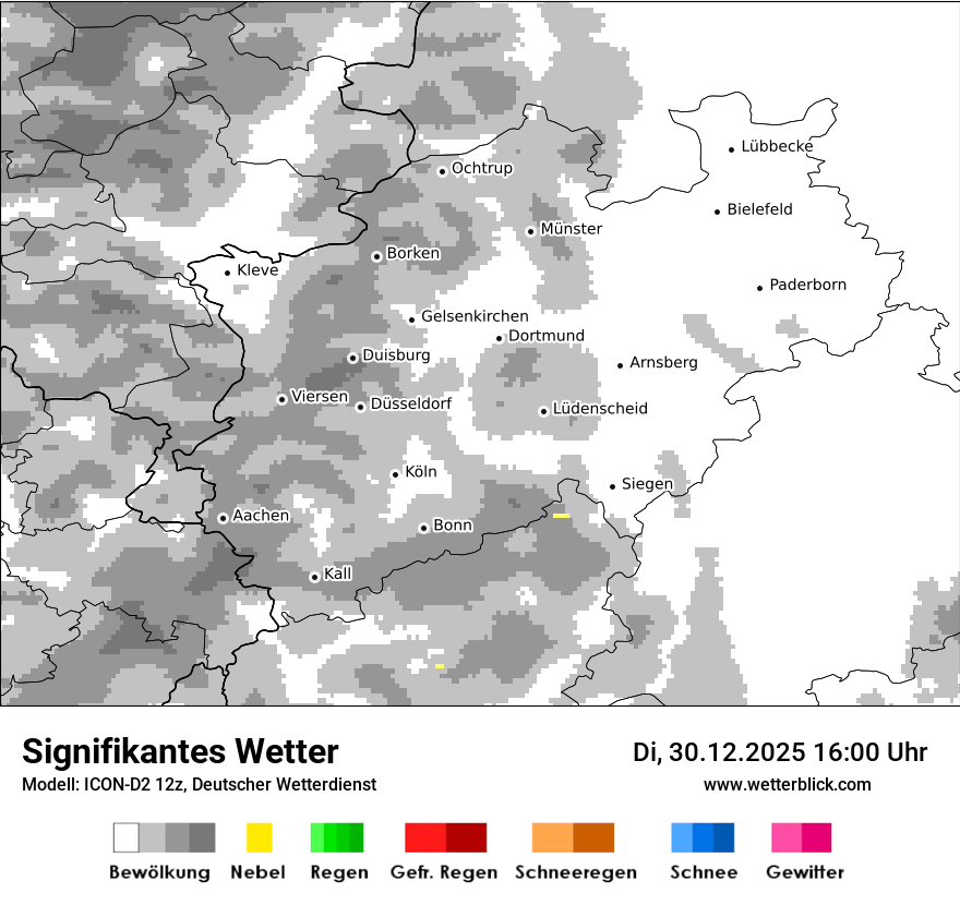 Modellkarten Signifikantes Wetter