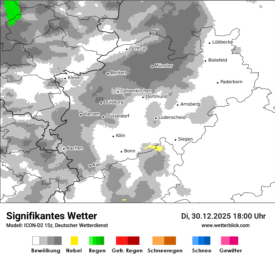 Modellkarten Signifikantes Wetter