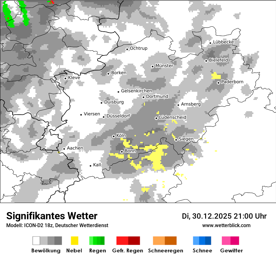 Modellkarten Signifikantes Wetter