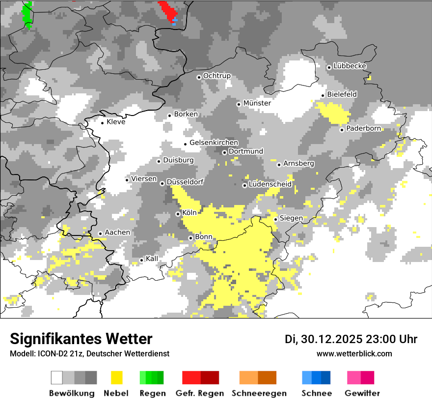 Modellkarten Signifikantes Wetter