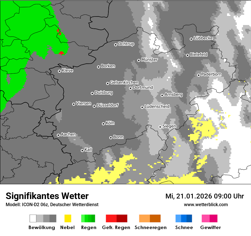 Signifikantes Wetter