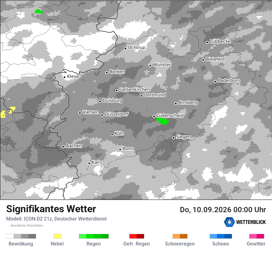 Signifikantes Wetter