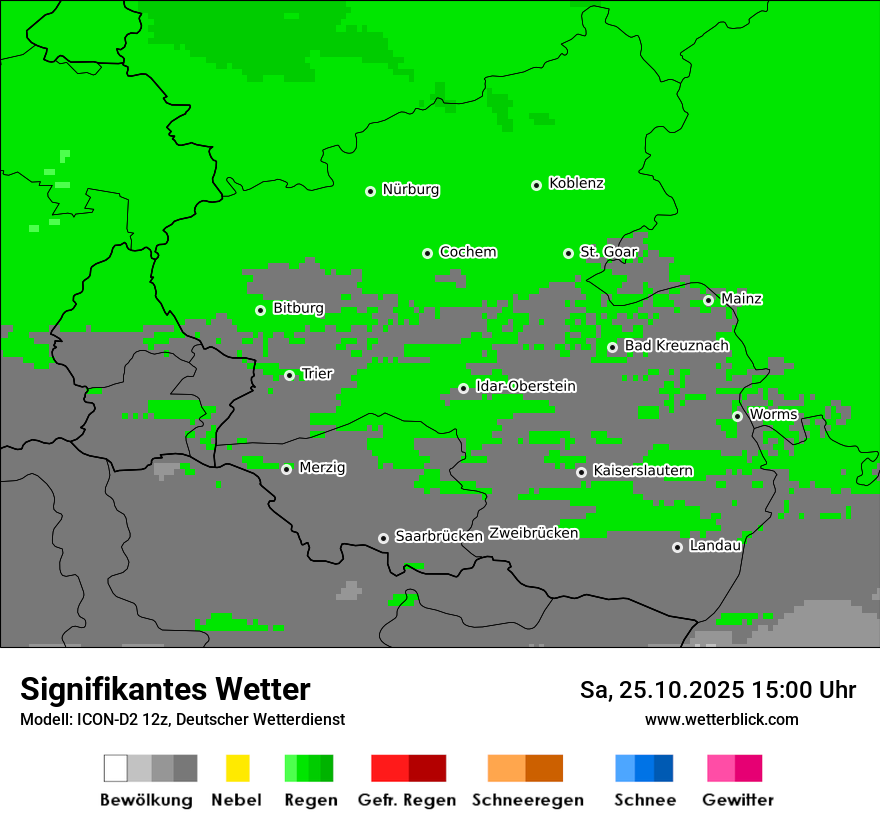 Modellkarten Signifikantes Wetter Modellkarten Signifikantes Wetter