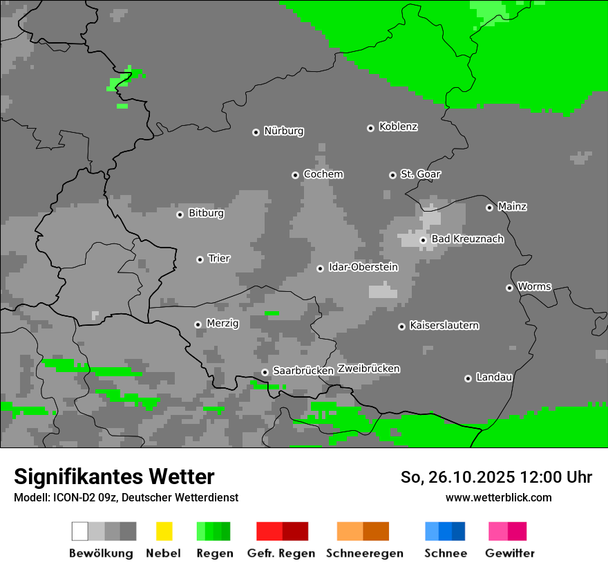 Modellkarten Signifikantes Wetter Modellkarten Signifikantes Wetter