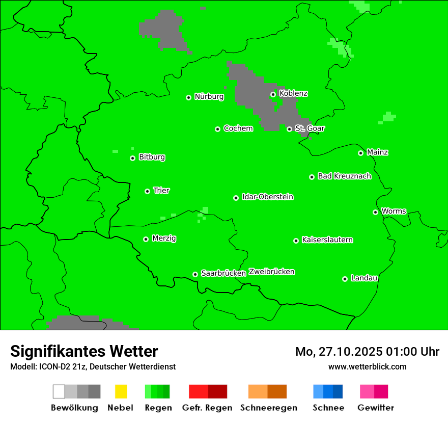 Modellkarten Signifikantes Wetter Modellkarten Signifikantes Wetter