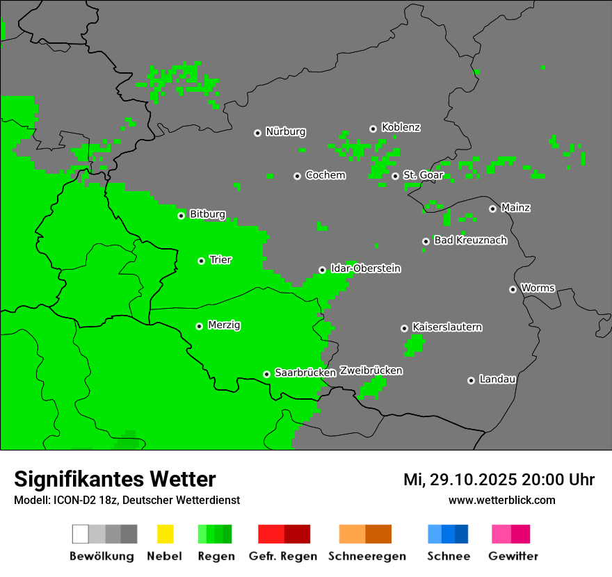 Modellkarten Signifikantes Wetter Modellkarten Signifikantes Wetter