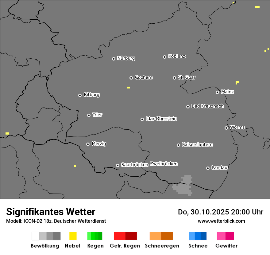 Modellkarten Signifikantes Wetter Modellkarten Signifikantes Wetter
