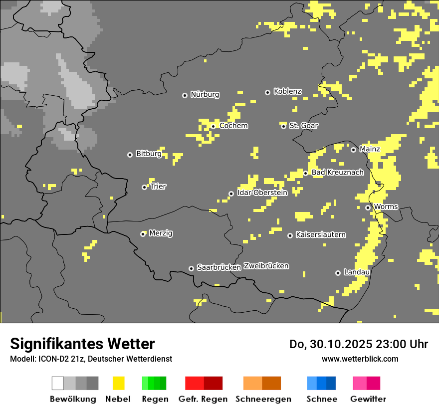 Modellkarten Signifikantes Wetter Modellkarten Signifikantes Wetter