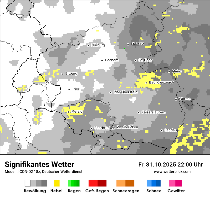 Modellkarten Signifikantes Wetter Modellkarten Signifikantes Wetter