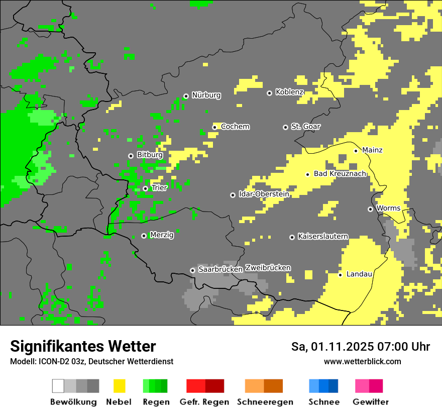 Modellkarten Signifikantes Wetter Modellkarten Signifikantes Wetter