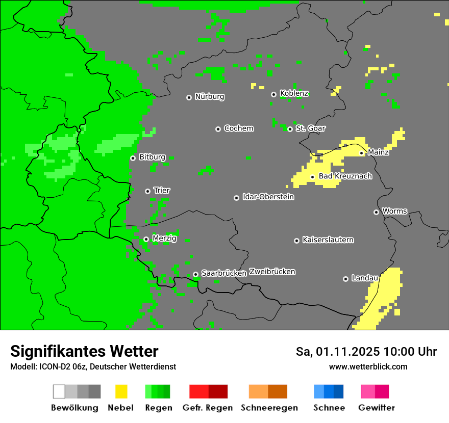 Modellkarten Signifikantes Wetter Modellkarten Signifikantes Wetter