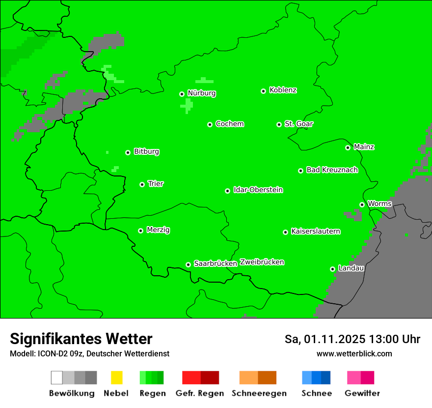 Modellkarten Signifikantes Wetter Modellkarten Signifikantes Wetter