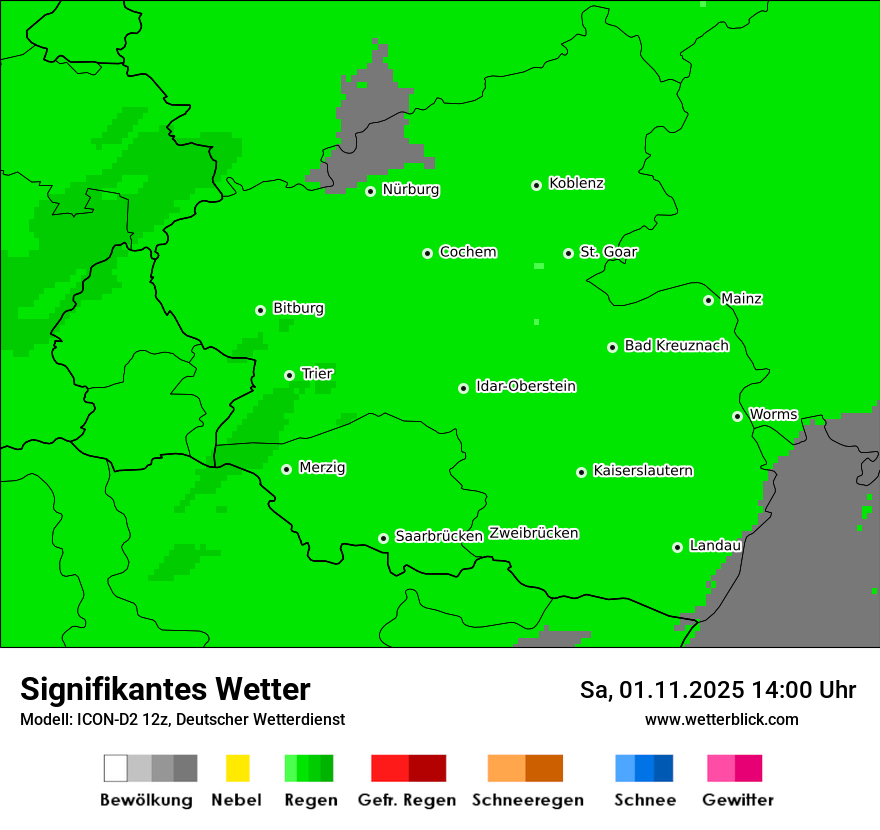 Modellkarten Signifikantes Wetter Modellkarten Signifikantes Wetter