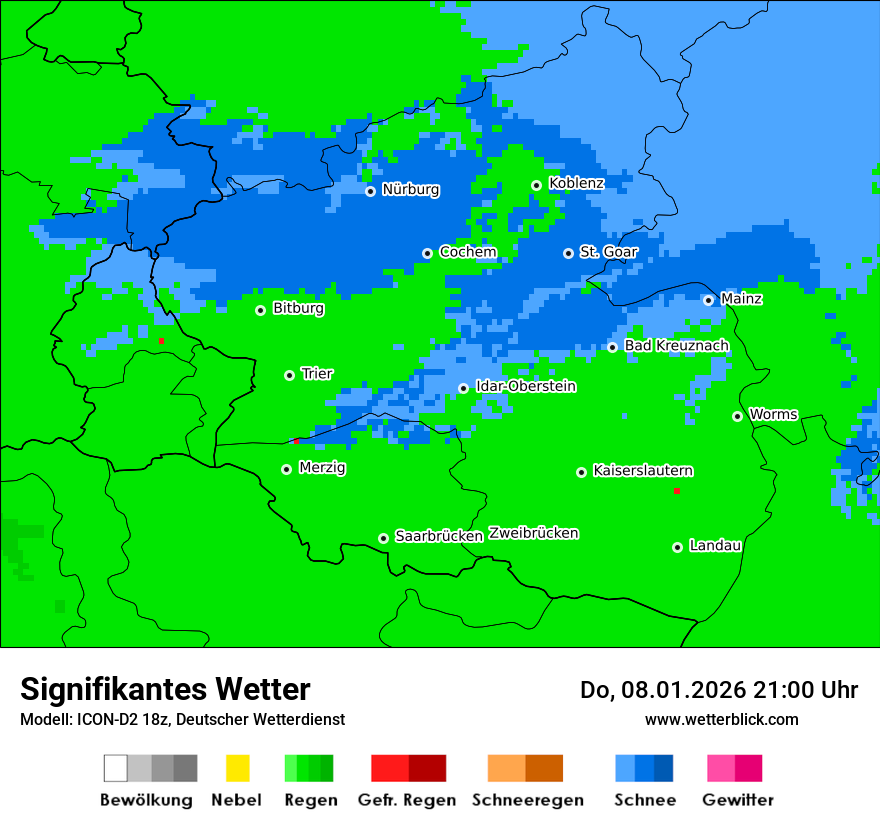 Signifikantes Wetter