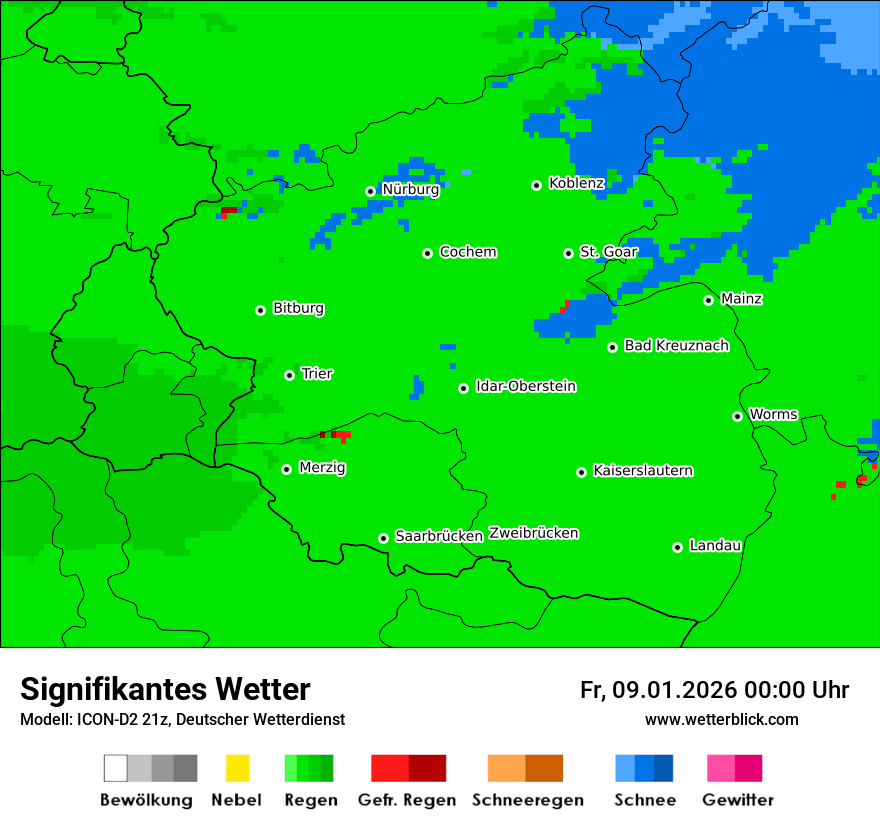 Signifikantes Wetter