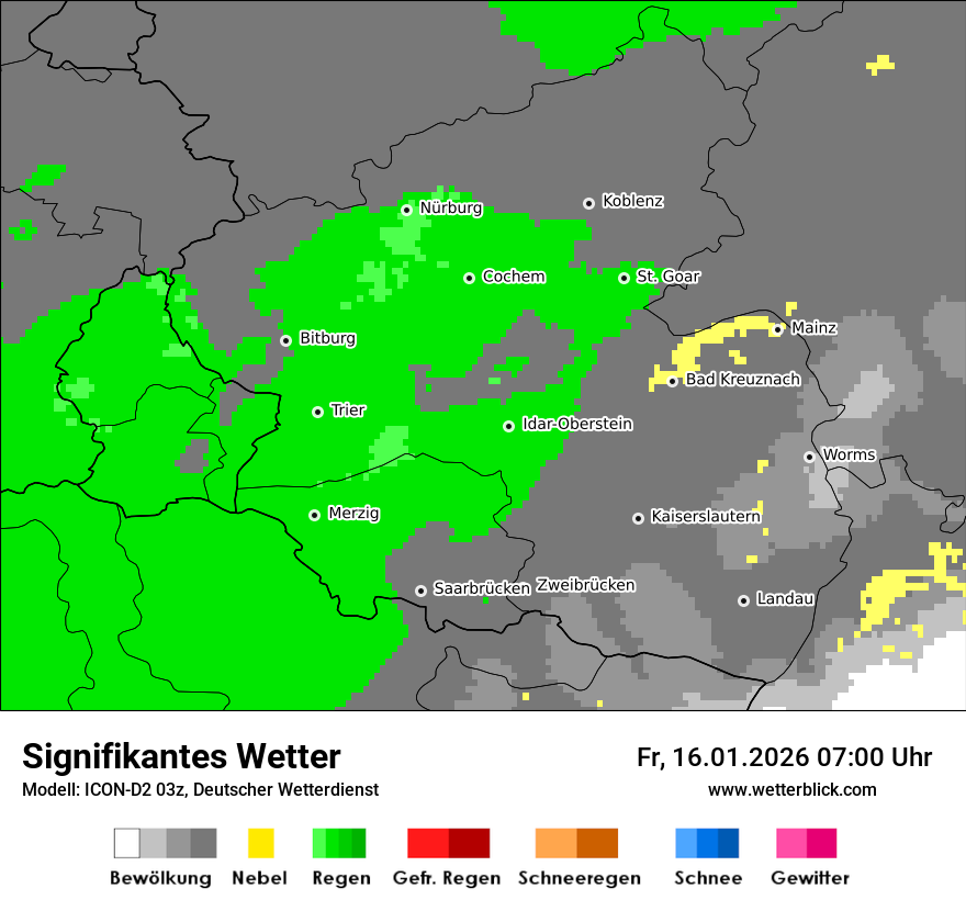 Signifikantes Wetter
