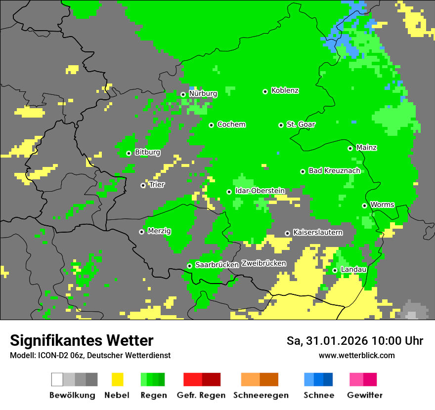 Signifikantes Wetter