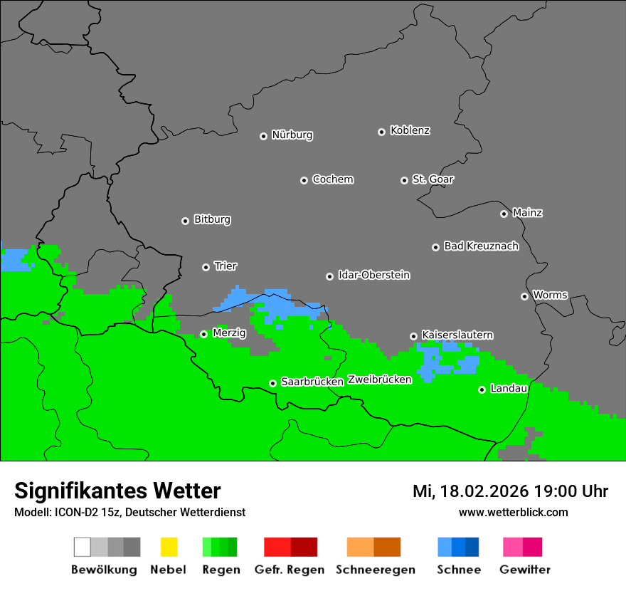 Signifikantes Wetter