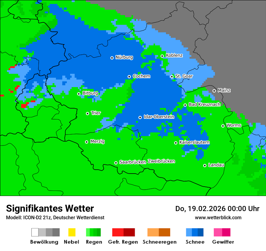 Signifikantes Wetter