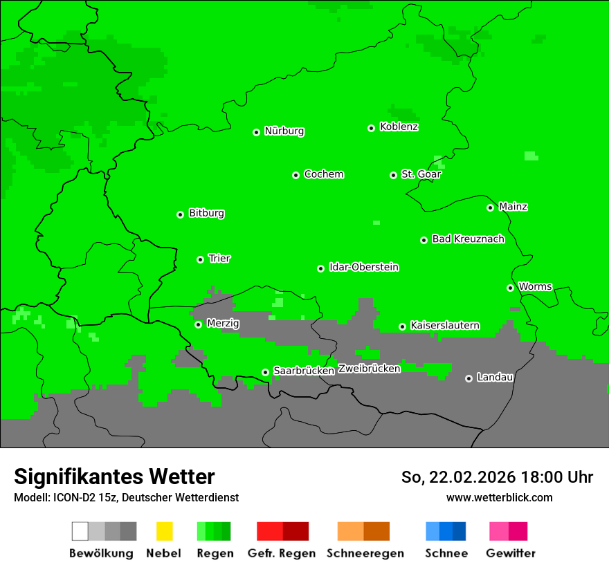 Signifikantes Wetter