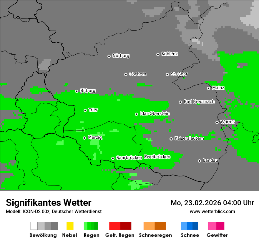 Signifikantes Wetter