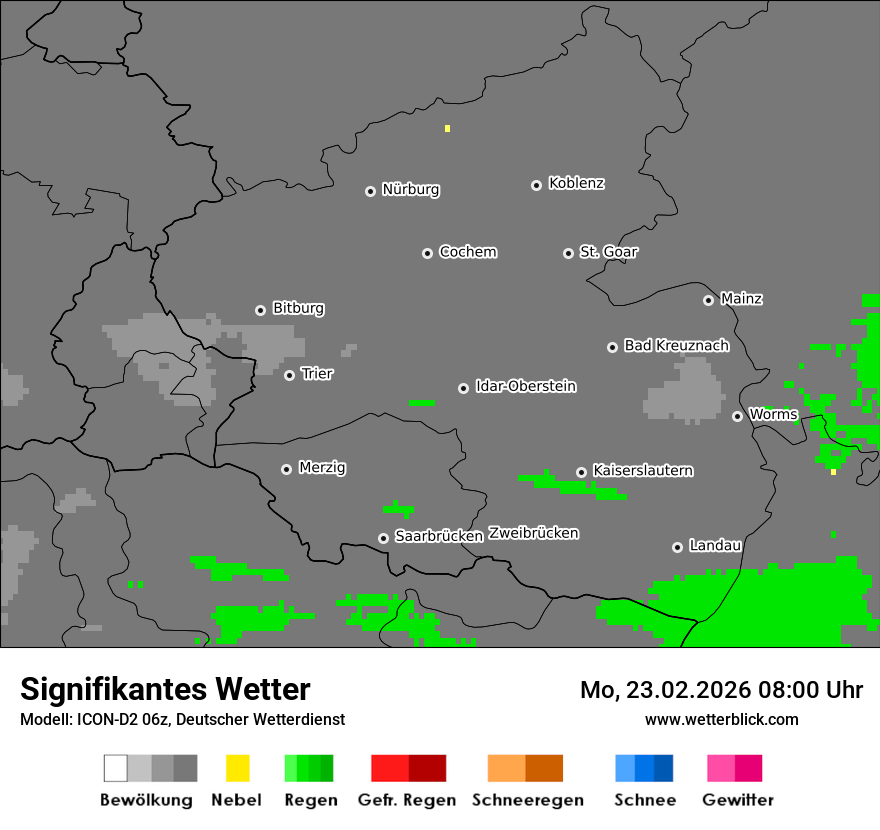 Signifikantes Wetter