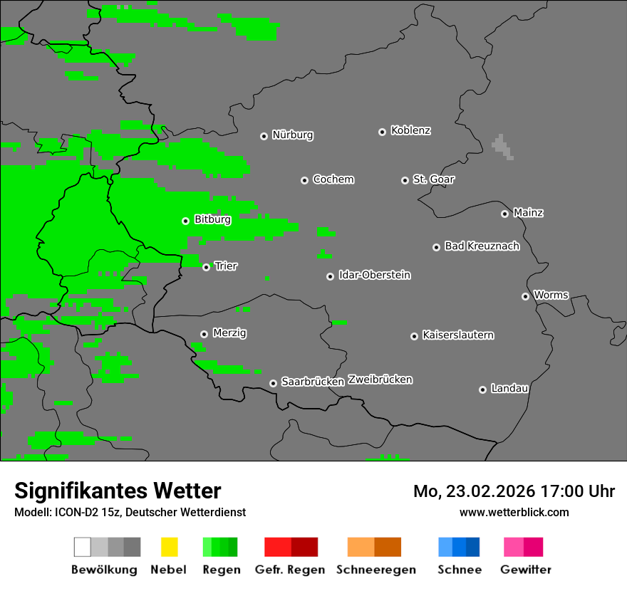 Signifikantes Wetter