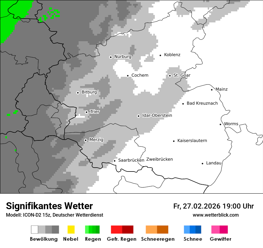 Signifikantes Wetter
