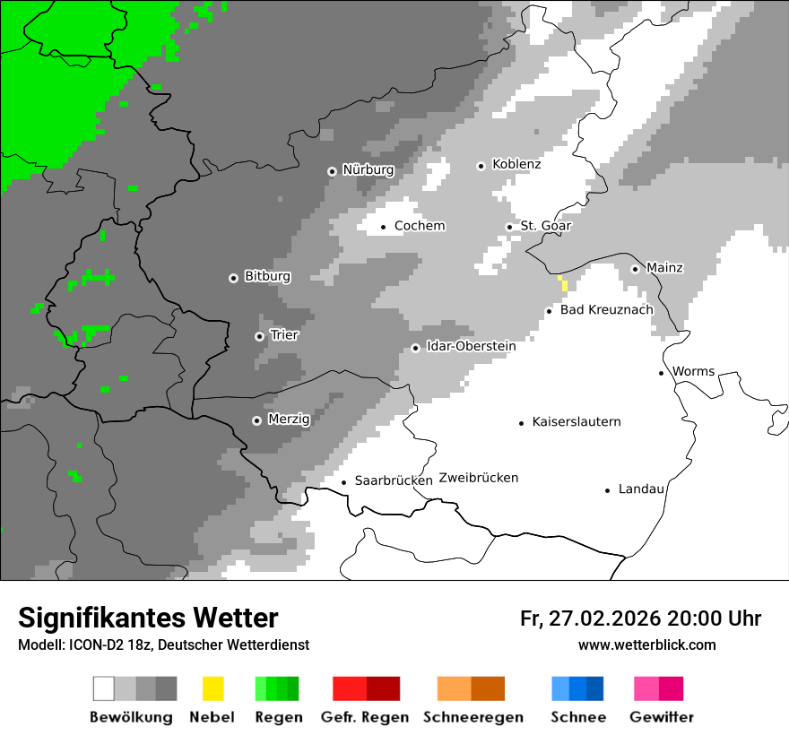 Signifikantes Wetter