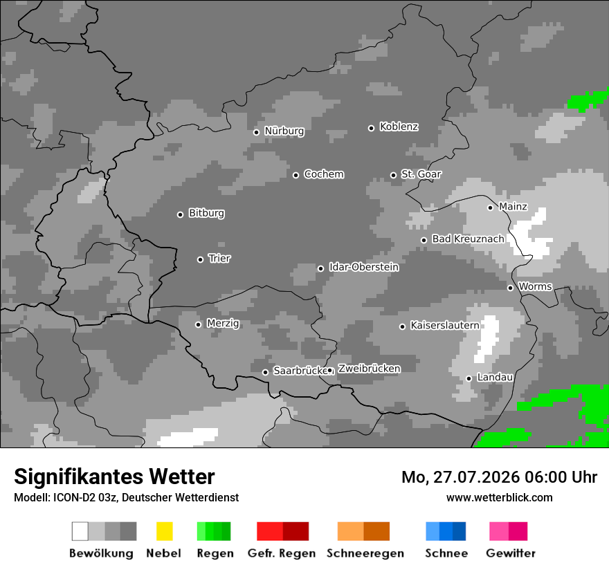 Signifikantes Wetter