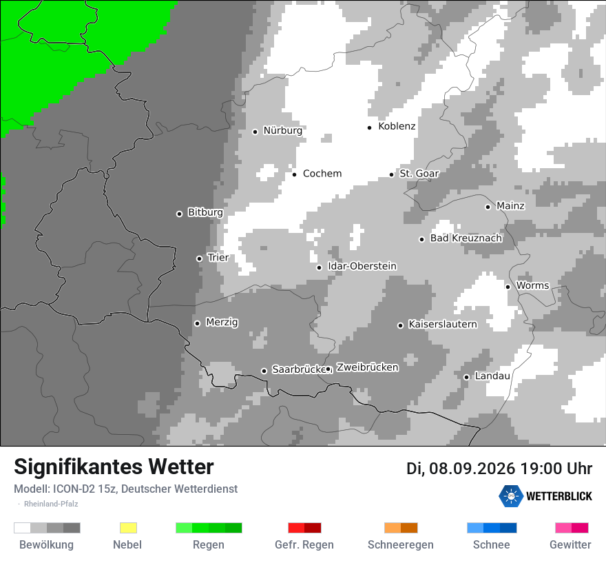 Signifikantes Wetter
