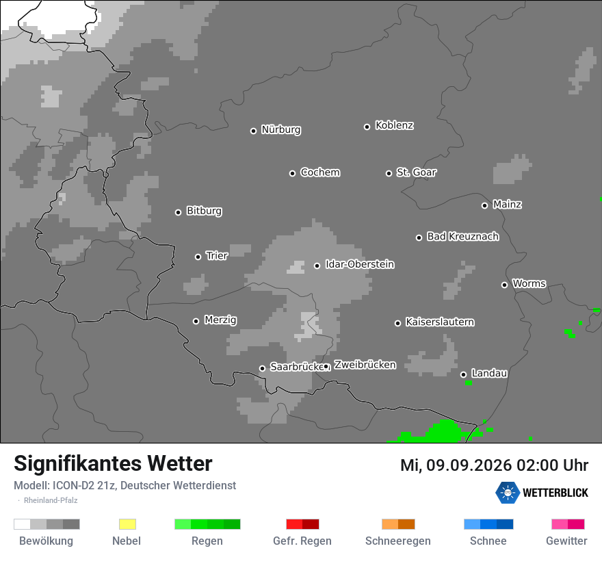 Signifikantes Wetter