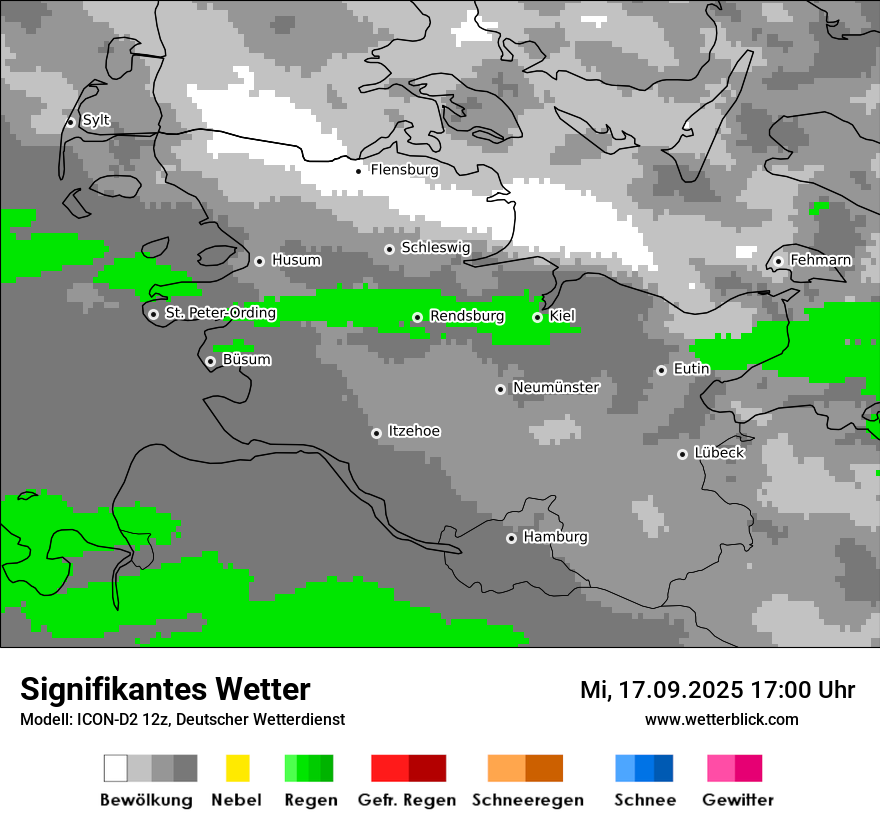 Modellkarten Signifikantes Wetter