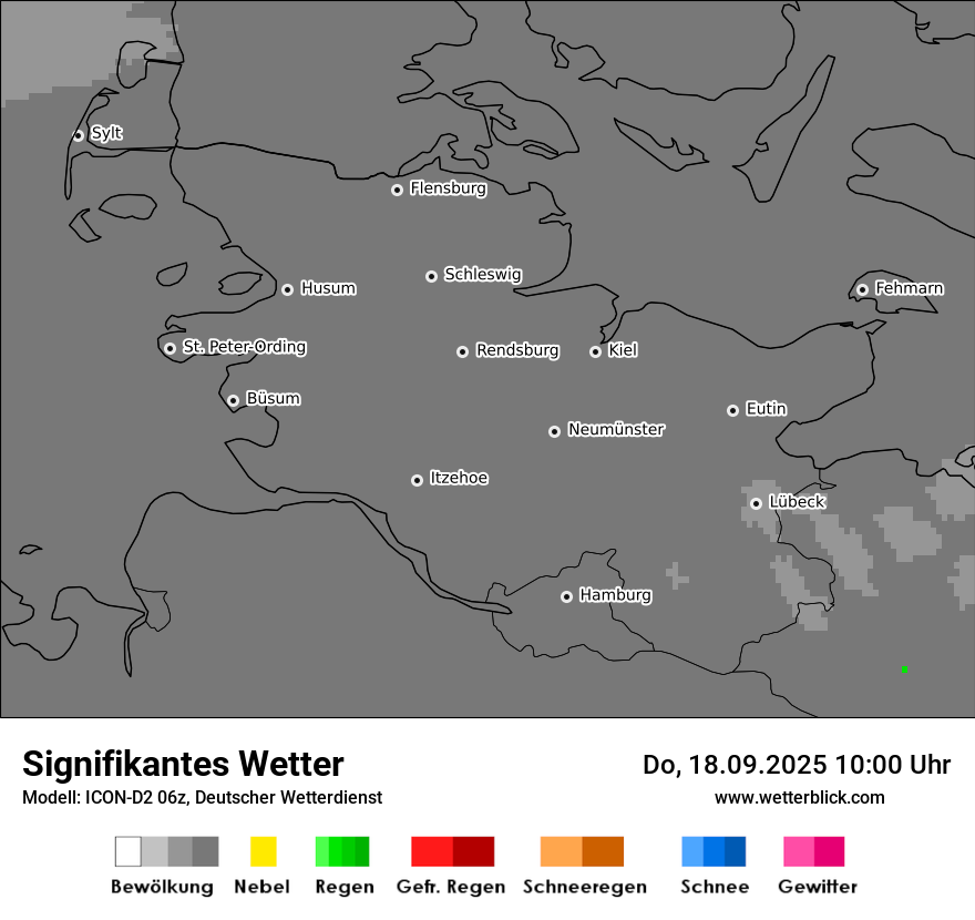 Modellkarten Signifikantes Wetter