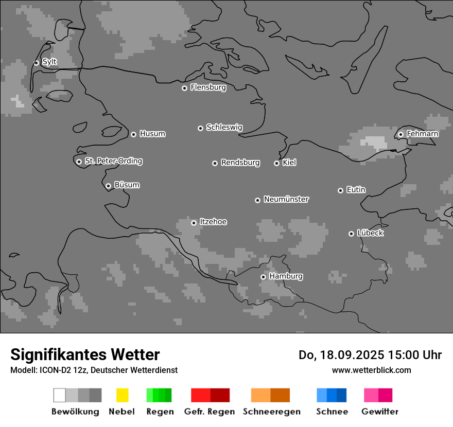 Modellkarten Signifikantes Wetter