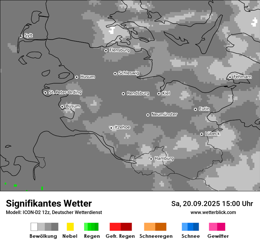 Modellkarten Signifikantes Wetter