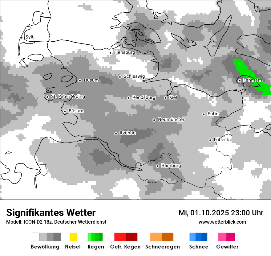 Modellkarten Signifikantes Wetter