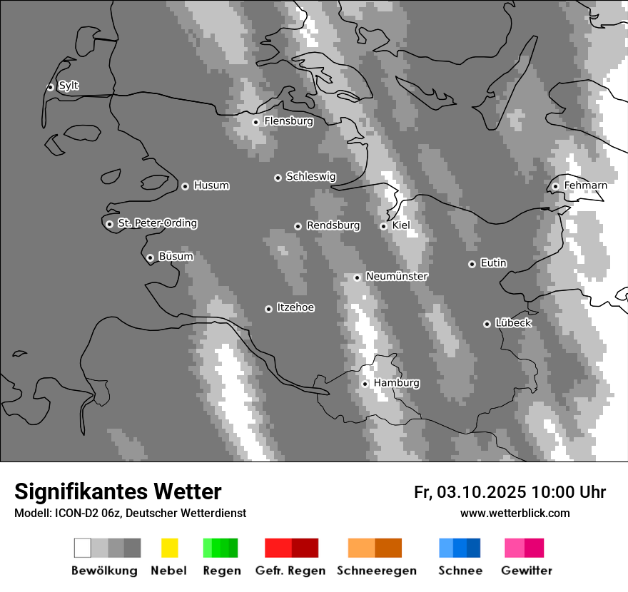 Modellkarten Signifikantes Wetter