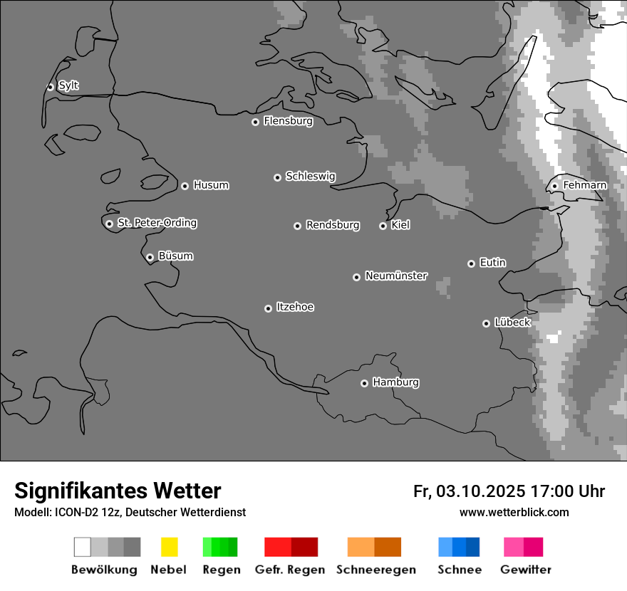 Modellkarten Signifikantes Wetter
