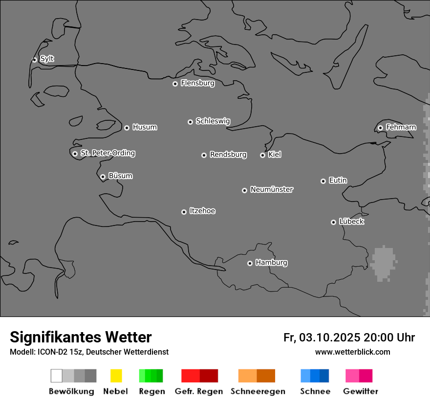 Modellkarten Signifikantes Wetter