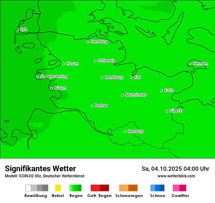 Modellkarten Signifikantes Wetter