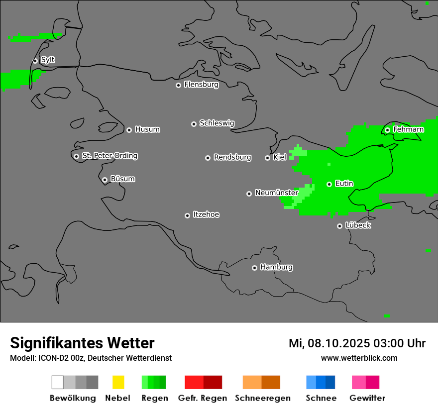 Modellkarten Signifikantes Wetter
