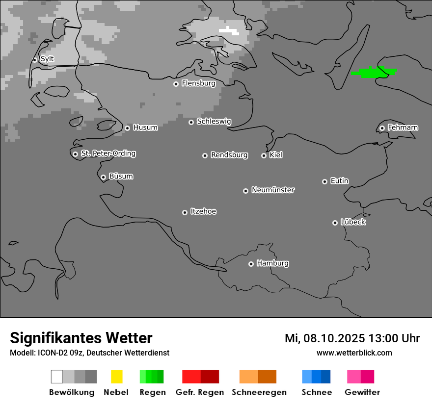 Modellkarten Signifikantes Wetter