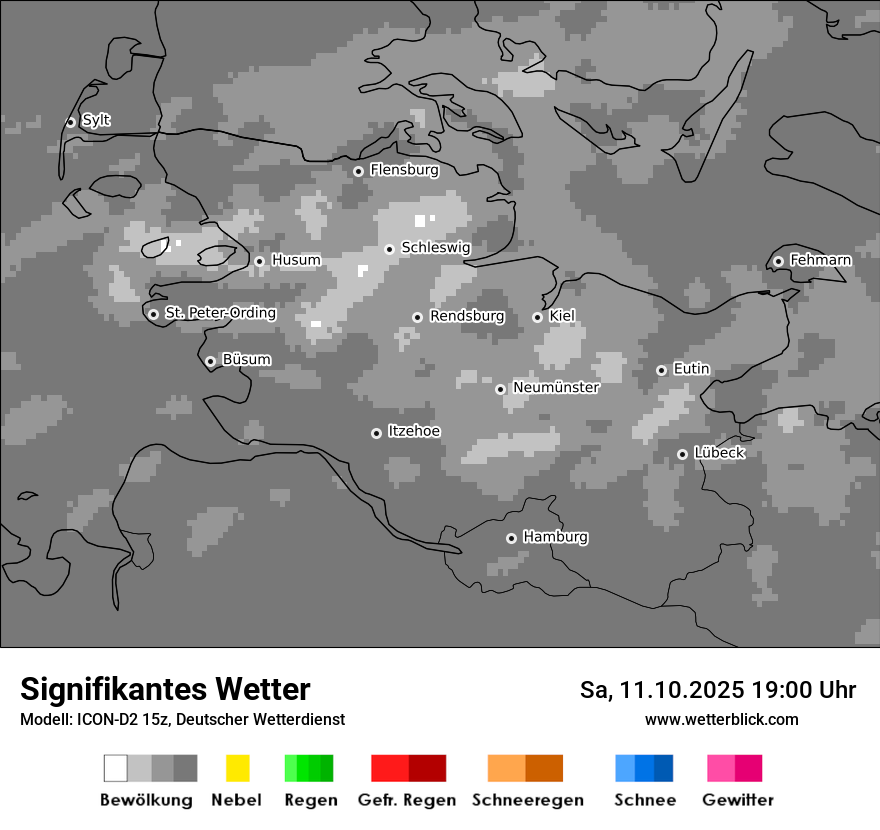 Modellkarten Signifikantes Wetter