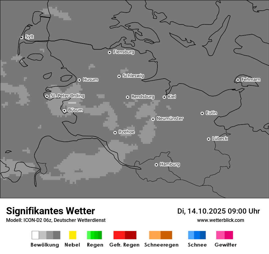 Modellkarten Signifikantes Wetter
