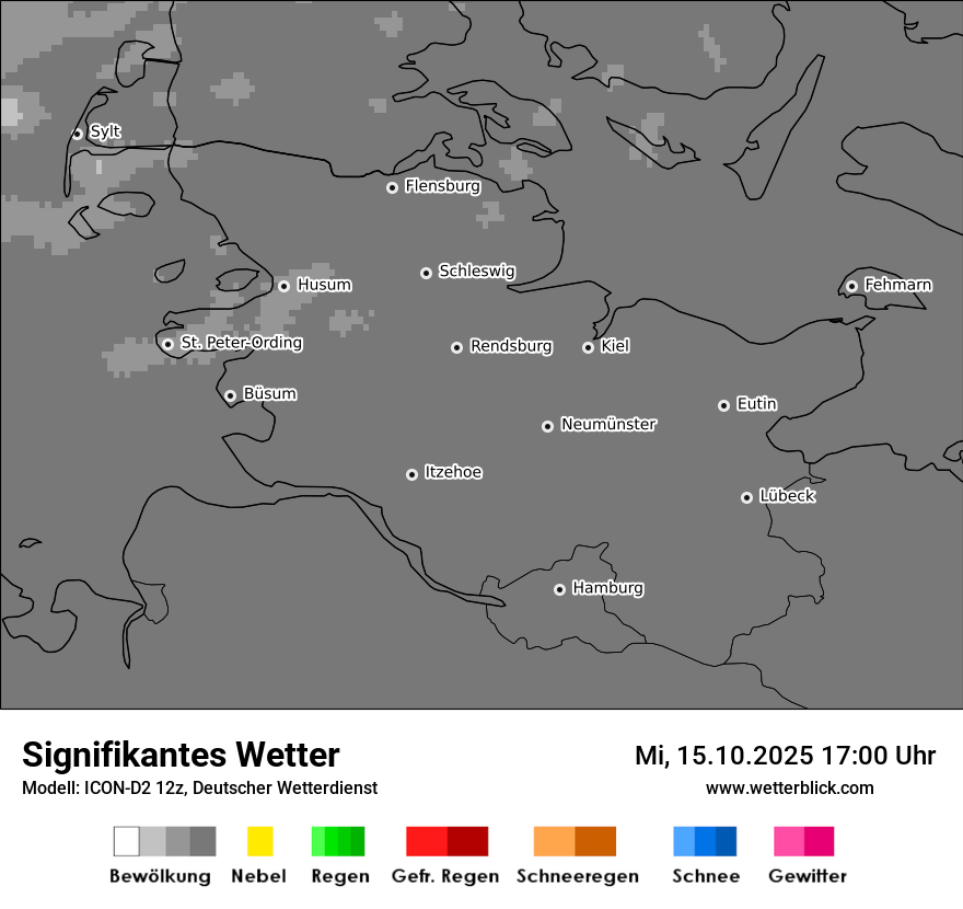 Modellkarten Signifikantes Wetter