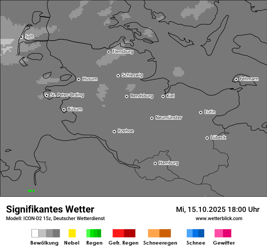 Modellkarten Signifikantes Wetter
