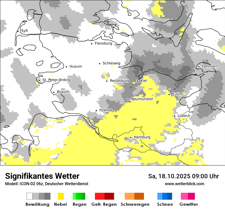 Modellkarten Signifikantes Wetter